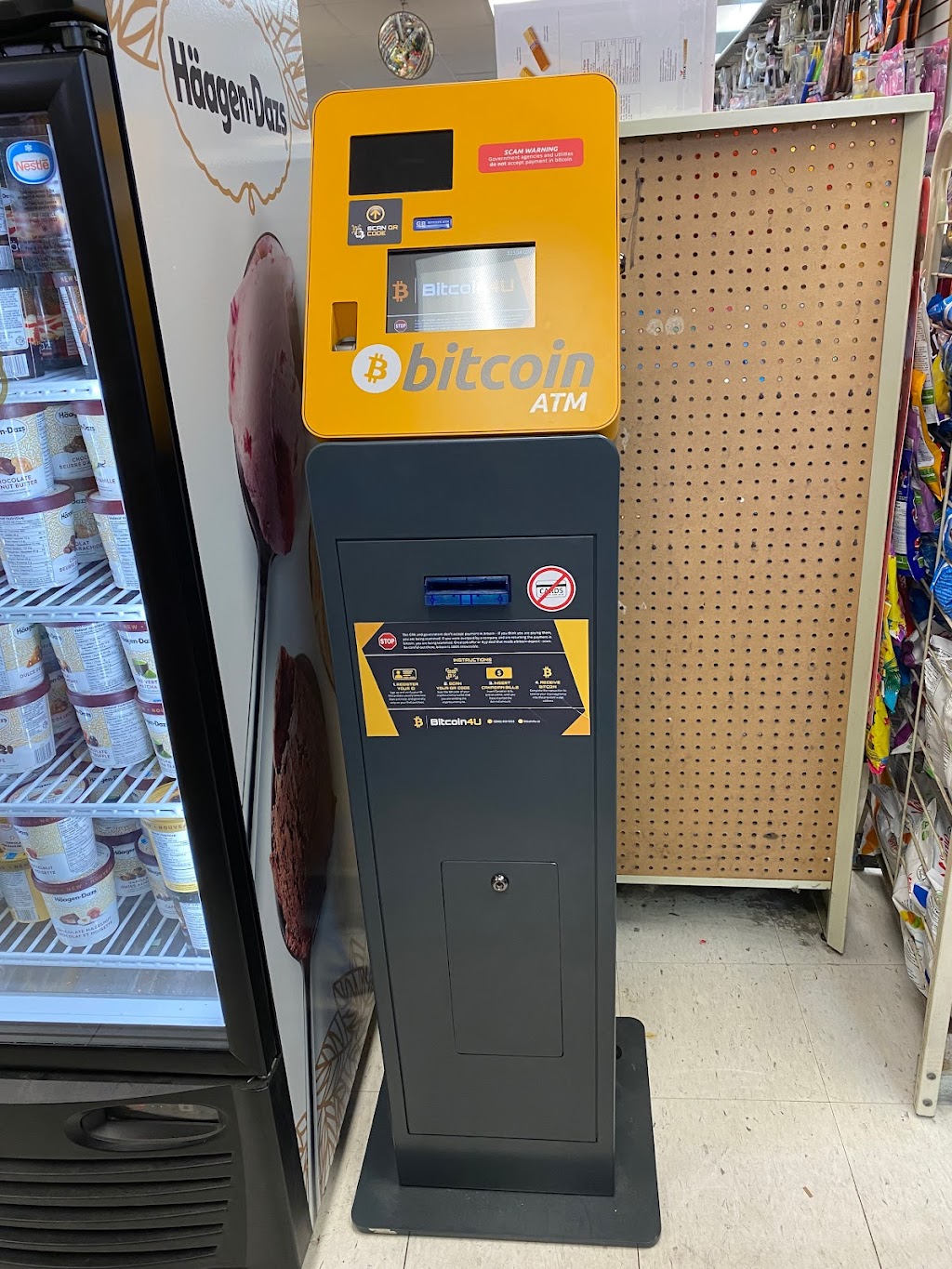 Bitcoin4U Bitcoin ATM | Sloane Convenience, 1700 Eglinton Ave E, North York, ON M4A 2X4, Canada | Phone: (416) 519-2411