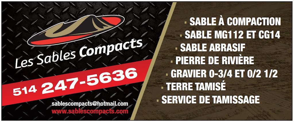 Sables Compacts Inc (Les) | 494 Boulevard Ste Anne, Sainte-Anne-des-Plaines, QC J5N 3R4, Canada | Phone: (450) 838-7061