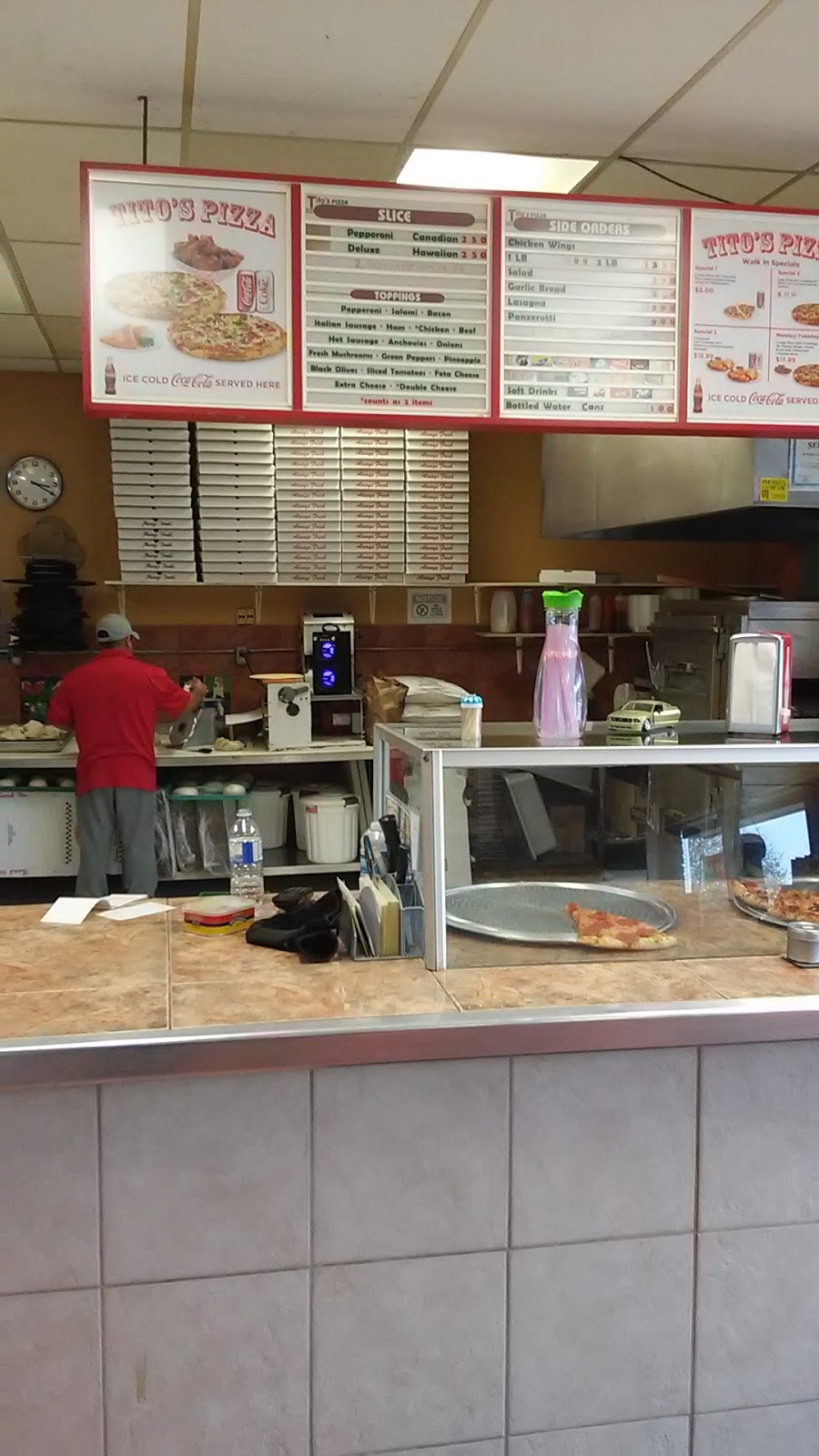 Titos Pizza | 50 Dovercliffe Rd, Guelph, ON N1G 3A6, Canada | Phone: (519) 780-0808