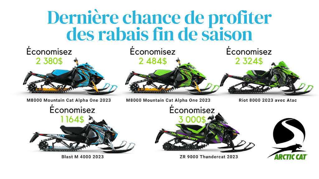 Arctic Cat Charlevoix | 2060 Bd de Comporté, La Malbaie, QC G5A 3C5, Canada | Phone: (418) 665-6431