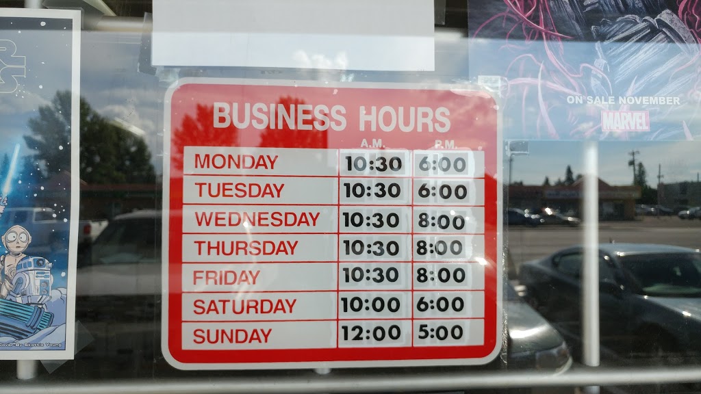 Comic King | 12915 97 St NW, Edmonton, AB T5E 4C2, Canada | Phone: (780) 478-5694