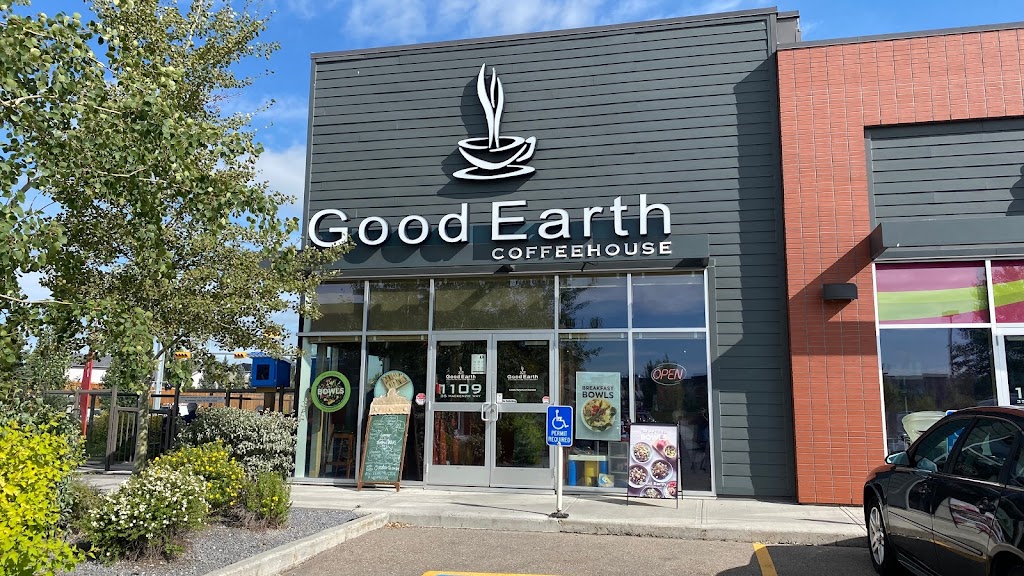 Good Earth Coffeehouse - Creekside Crossing Airdrie | 35 MacKenzie Way SW #1109, Airdrie, AB T4B 0V7, Canada | Phone: (403) 948-3100
