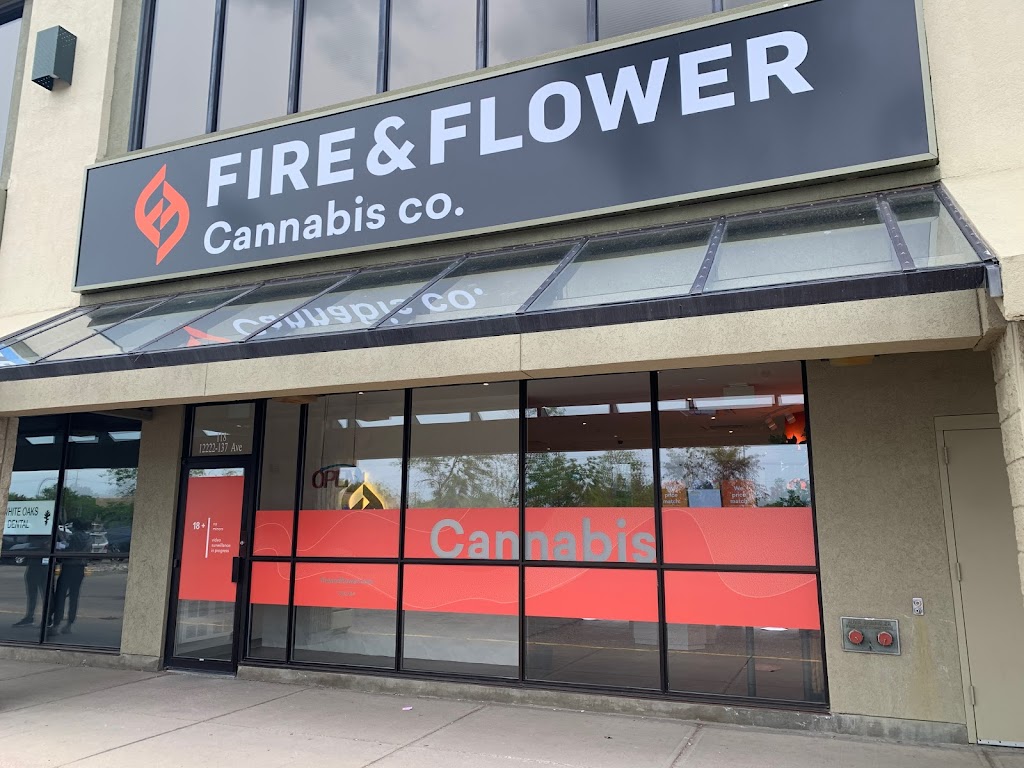 Fire & Flower | Edmonton White Oaks | Cannabis Store | 12222 137 Ave NW #118, Edmonton, AB T5L 4X5, Canada | Phone: (587) 635-3037