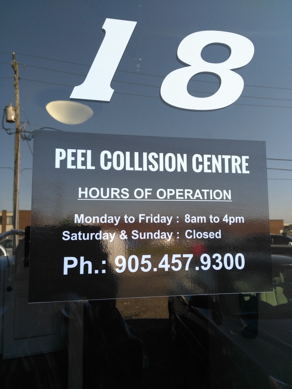 Peel Collision Center | 18 Hale Rd, Brampton, ON L6W 3M1, Canada | Phone: (905) 457-9300