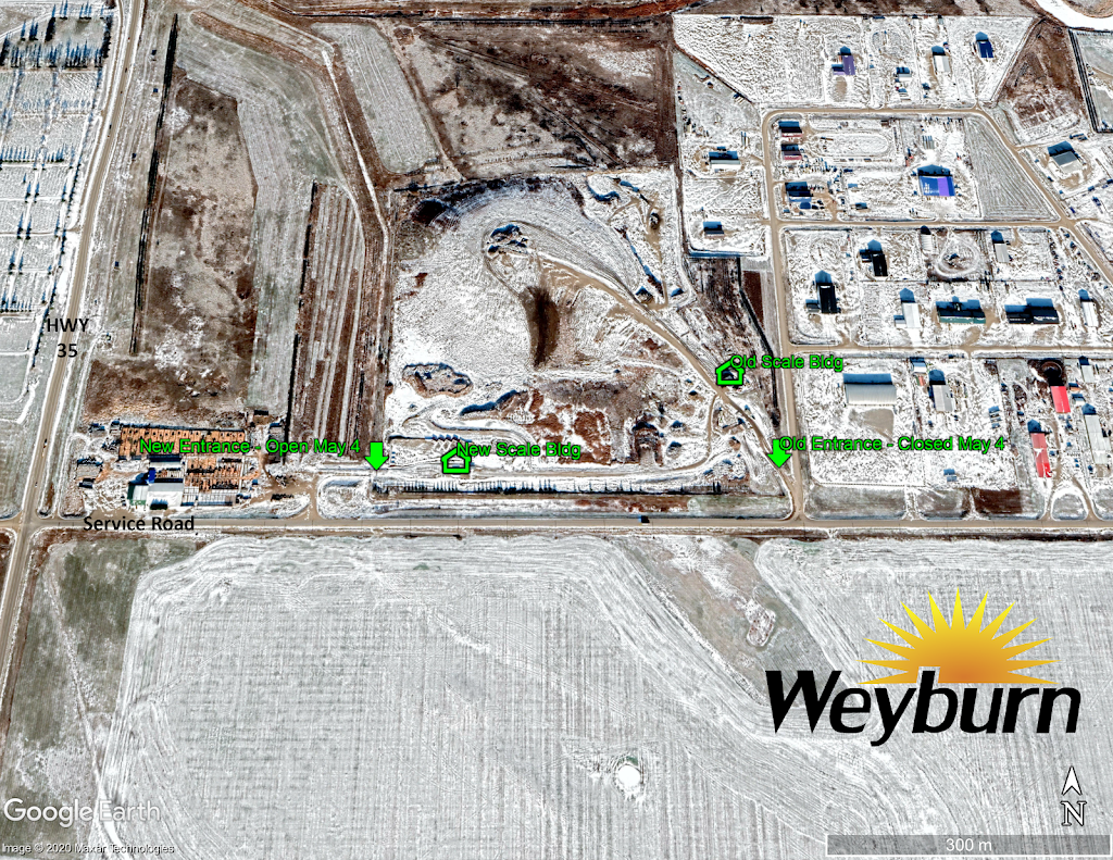 City of Weyburn Landfill | 2 - 22nd Ave. SE, Weyburn, SK S4H 2K6, Canada | Phone: (306) 848-3277