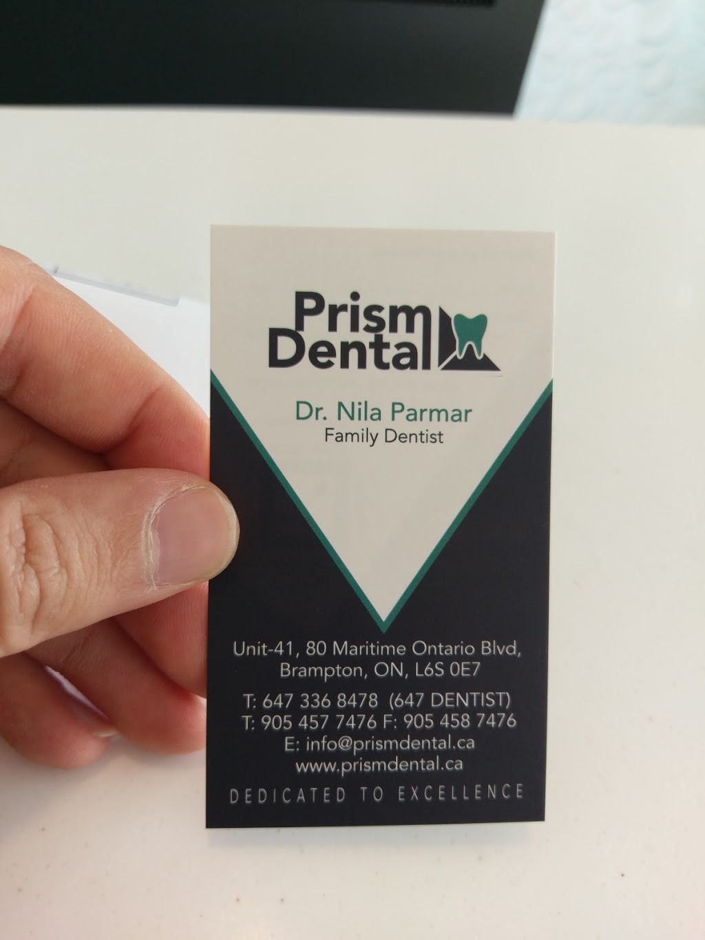 Prism Dental | 80 Maritime Ontario Blvd #41, Brampton, ON L6S 0E7, Canada | Phone: (647) 336-8478
