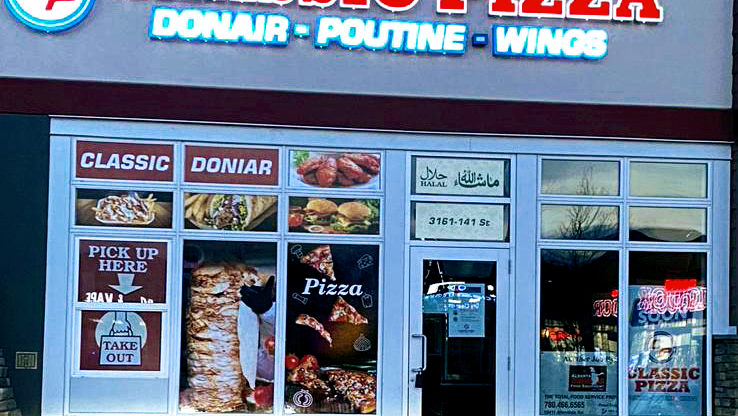 Classic Pizza & Donair | 3161 141 St SW, Edmonton, AB T6W 4L2, Canada | Phone: (780) 760-5002
