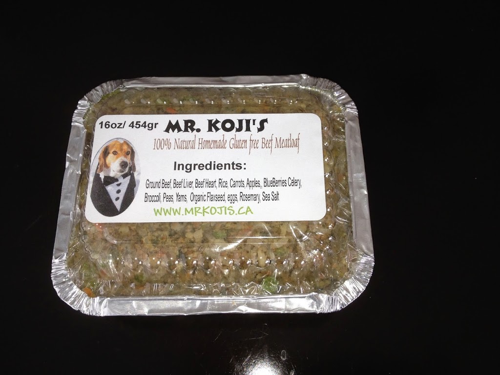 Mr. Koji 100% All Natural Dog Food Gourmet Meatloafs & Cookies.  | 100 Alta Rd, The Blue Mountains, ON L9Y 0T2, Canada | Phone: (705) 444-7256