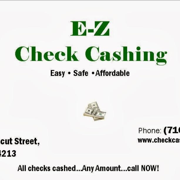EZ Check Cashing | 380 Connecticut St, Buffalo, NY 14213, USA | Phone: (716) 881-7070