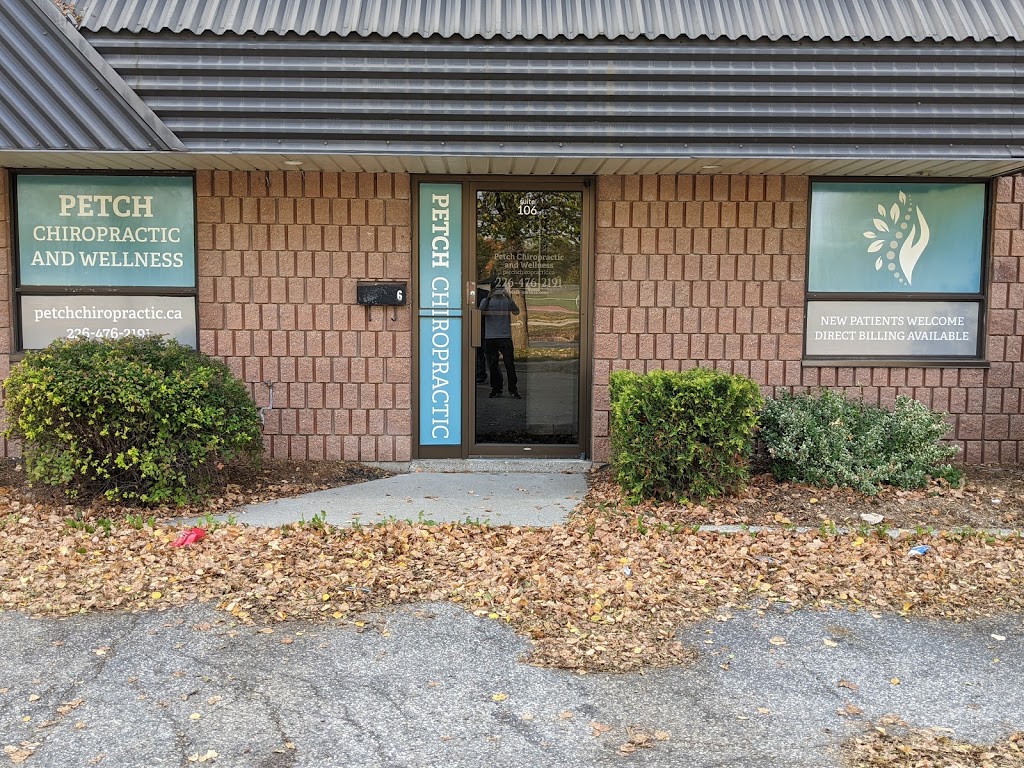 Petch Chiropractic & Wellness | 181 Groh Ave Unit 106, Cambridge, ON N3C 1Y8, Canada | Phone: (226) 476-2191