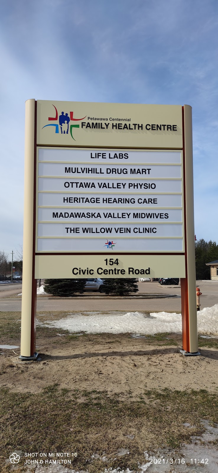 Petawawa Centennial Family Health Centre | 154 Civic Centre Rd, Petawawa, ON K8H 3H5, Canada | Phone: (613) 687-7641