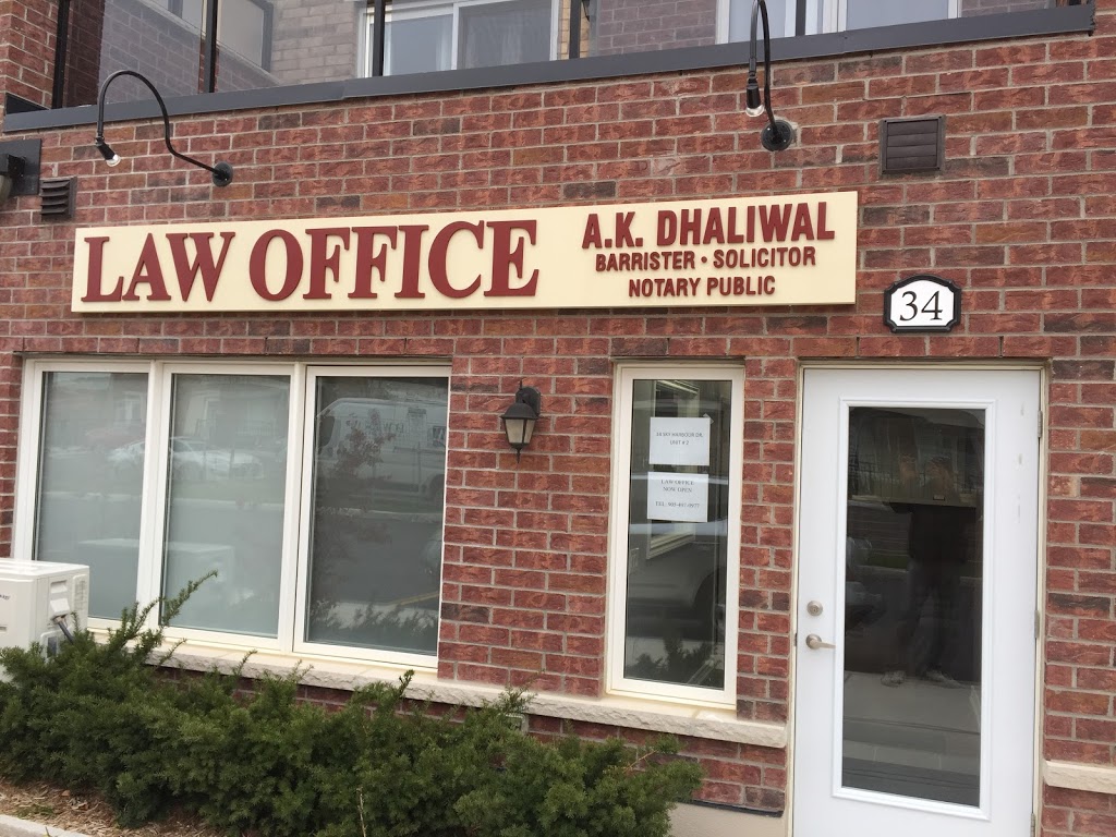 Amaninder Dhaliwal, Barrister, Solicitor & Notary Public | lawyer | 34 Sky Harbour Dr, Brampton, ON L6Y 0V6, Canada | 9054970977 OR +1 905-497-0977