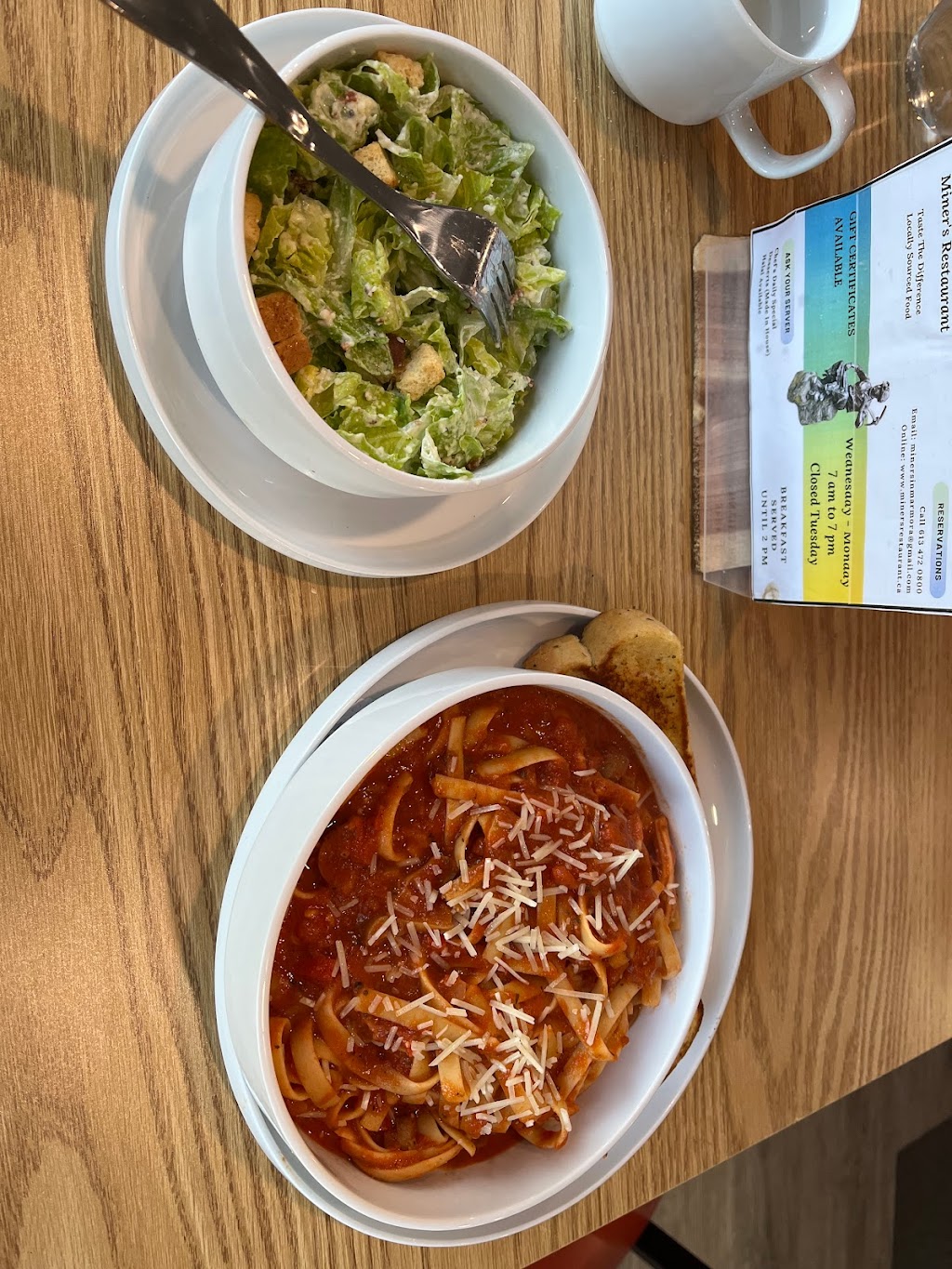 Miners Restaurant | 95 Matthew St, Marmora, ON K0K 2M0, Canada | Phone: (613) 472-0800