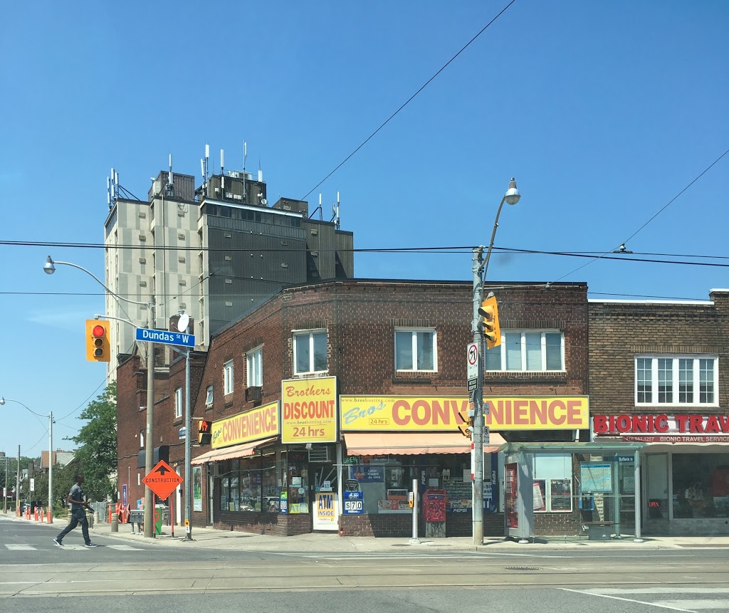 Brothers Discount convenience | 1478 Dundas St W, Toronto, ON M6J 1Y6, Canada | Phone: (647) 724-7906