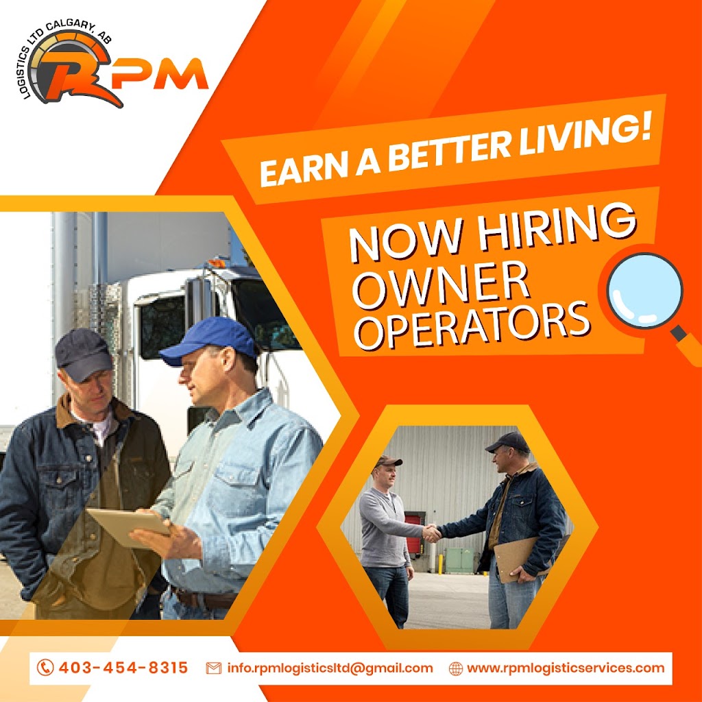 RPM Logistics | 6424 36 St NE Unit 9 220, Calgary, AB T3H 4V8, Canada | Phone: (403) 454-8315