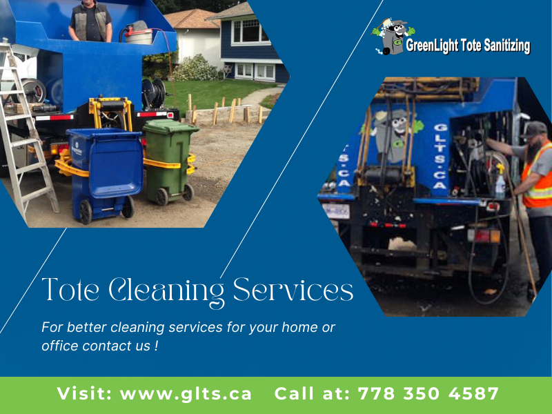 GreenLight Tote Sanitizing | 628 Mt View Ave, Victoria, BC V9B 2B5, Canada | Phone: (778) 350-4587