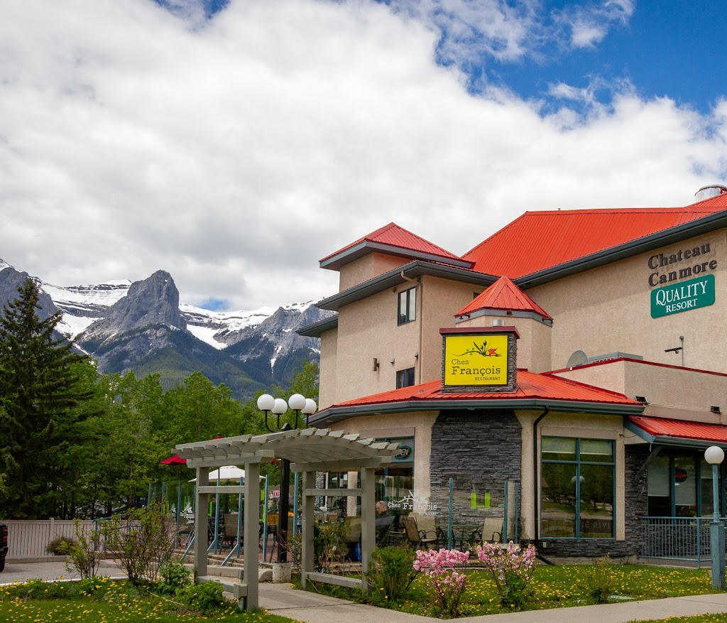 Chez Francois Restaurant and patio | 1716 Bow Valley Trail, Canmore, AB T1W 2X3, Canada | Phone: (403) 678-6111