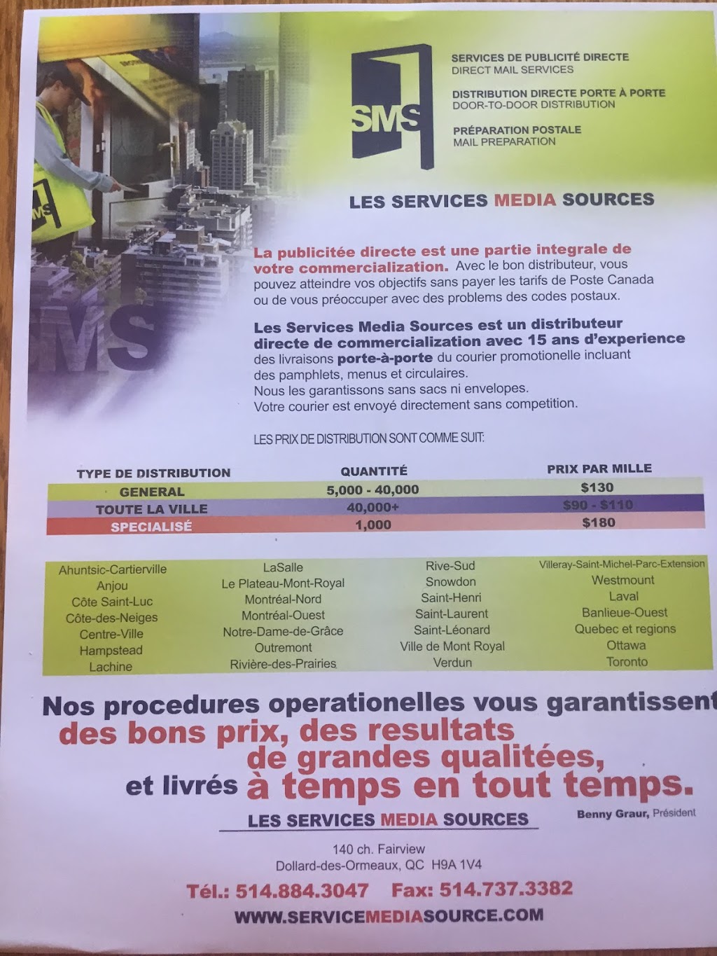 Les services media sources | 140 Rue Fairview, Dollard-des-Ormeaux, QC H9A 1V4, Canada | Phone: (514) 884-3047