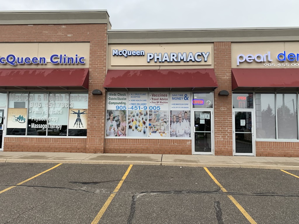 McQueen Pharmacy | 8975 McLaughlin Rd S Unit 2, Brampton, ON L6Y 2C7, Canada | Phone: (905) 451-9005