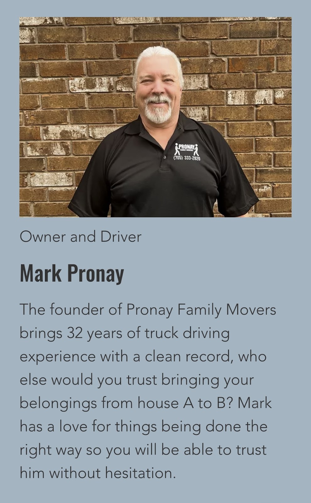 Pronay Family Movers | moving company | 1531 Rankin Way, Innisfil, ON L9S 0C6, Canada | 7053332820 OR +1 705-333-2820