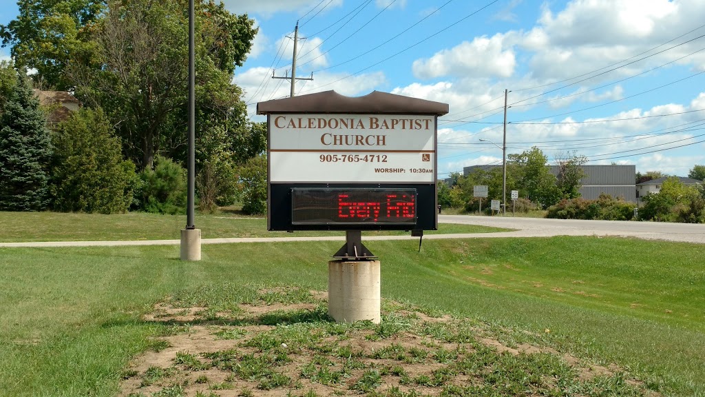 Caledonia Baptist Church | 401 Argyle St S, Caledonia, ON N3W 2L5, Canada | Phone: (905) 765-4712
