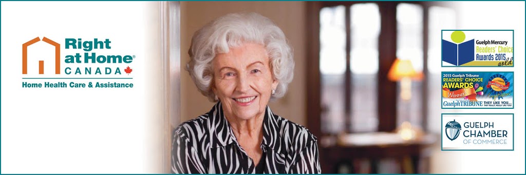 Right at Home Home Care - Waterloo Wellington | 104 Dawson Rd Unit 101, Guelph, ON N1H 1A6, Canada | Phone: (519) 265-7887