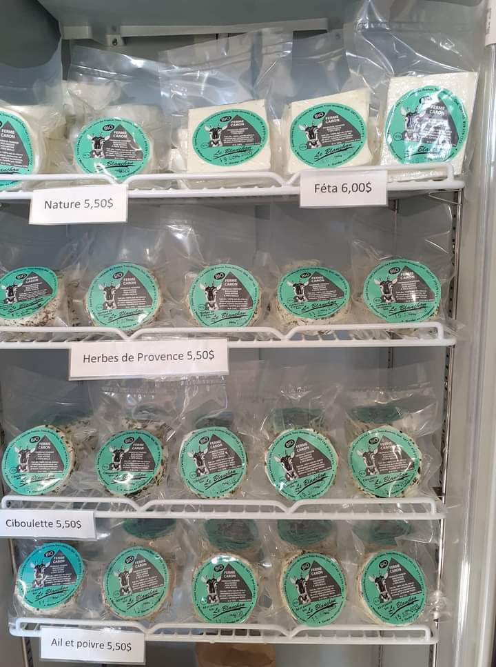 Ferme Caron - fromages | 1100 Rue Louis de France, Trois-Rivières, QC G8T 1A4, Canada | Phone: (819) 609-3460