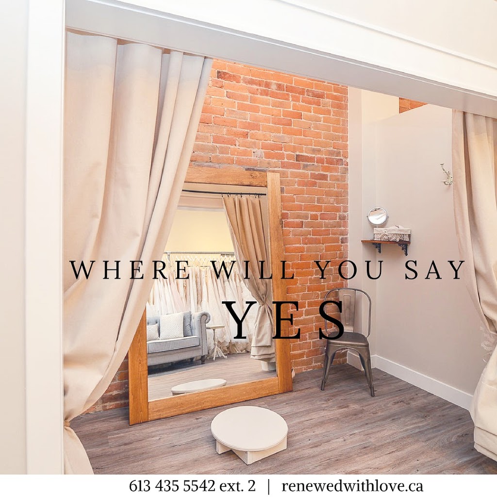 Renewed With Love Bridal Outlet | 161 Bridge St, Carleton Place, ON K7C 2V6, Canada | Phone: (613) 435-5542 ext. 2