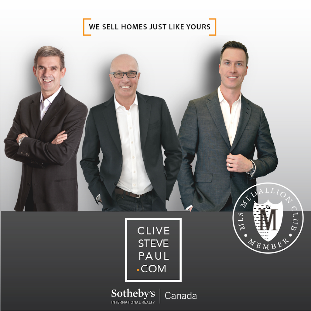 Sotheby’s International Realty: Clive, Steve & Paul | 3164 Edgemont Blvd, North Vancouver, BC V7R 2N9, Canada | Phone: (604) 908-2685