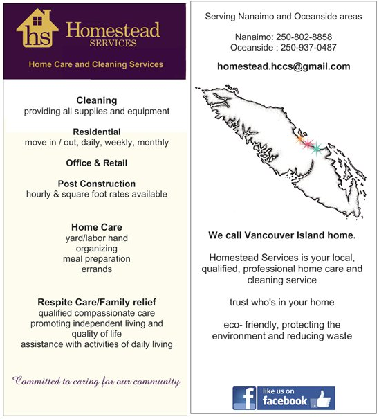 Homestead Services | 434 Allwood Rd, Parksville, BC V9P 1C4, Canada | Phone: (250) 937-0487