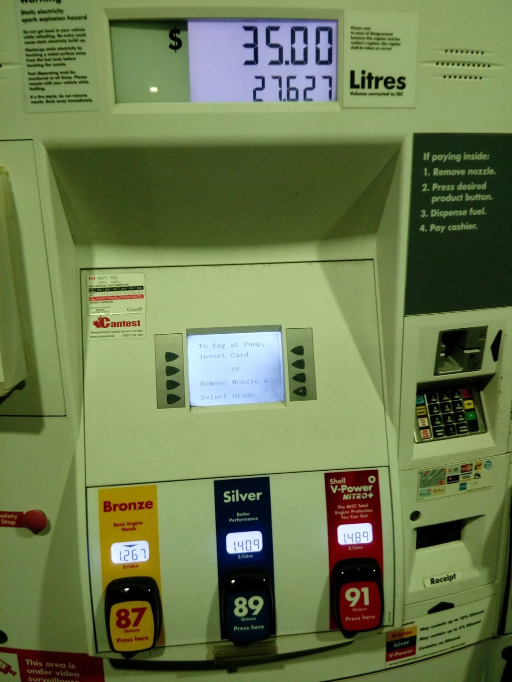Shell | 6985 Hurontario St, Mississauga, ON L5T 2Z6, Canada | Phone: (905) 670-0776