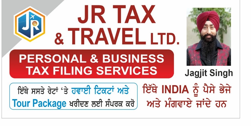 JR TAX & TRAVEL LTD | 32044 Hillcrest Ave Unit A, Abbotsford, BC V2T 1S4, Canada | Phone: (604) 776-4050