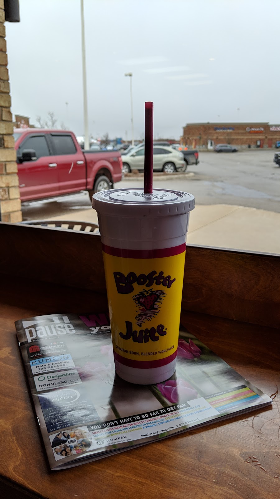 Booster Juice | 502 Riddell Road Unit #A2, Westside Market Village, Orangeville, ON L9W 5L1, Canada | Phone: (519) 415-6678