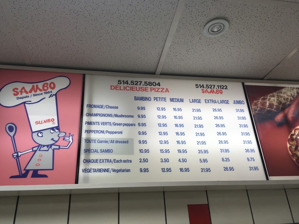 Restaurant Pizzeria Sambo | 3583 Rue Sainte-Catherine E, Montréal, QC H1W 3E4, Canada | Phone: (514) 527-1122