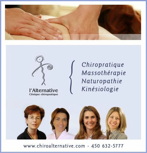 Chiropractic Clinic Alternative | 70 Chemin Saint-François-Xavier, Candiac, QC J5R 4Z5, Canada | Phone: (450) 632-5777