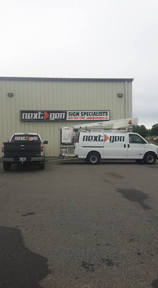 NextGen Sign Specialists | 155 Hooper St Unit 4, Carleton Place, ON K7C 0A9, Canada | Phone: (613) 253-1301