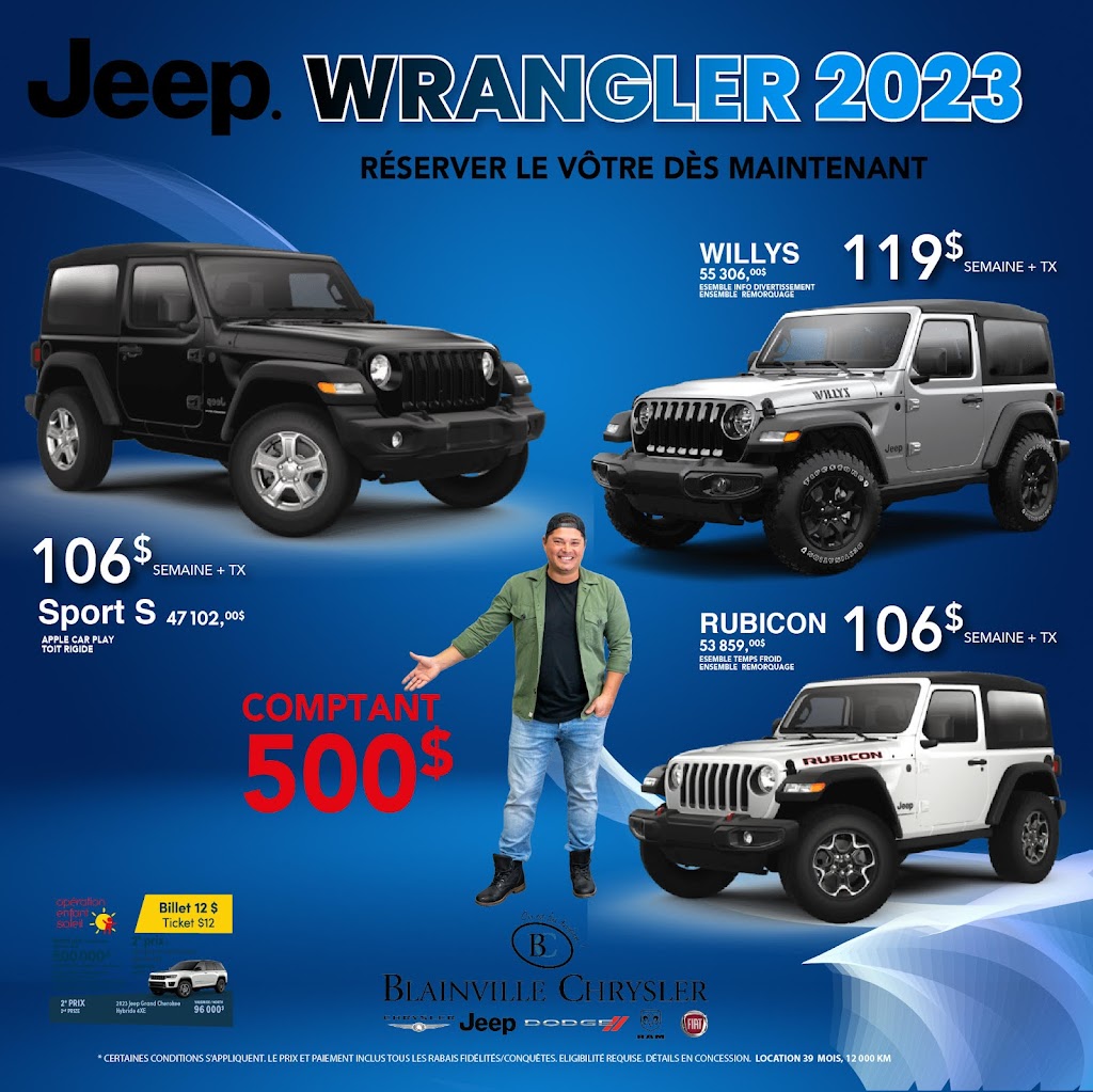 Blainville Chrysler Jeep Dodge Ram | 249 Bd de la Seigneurie O, Blainville, QC J7C 4N3, Canada | Phone: (450) 970-2796