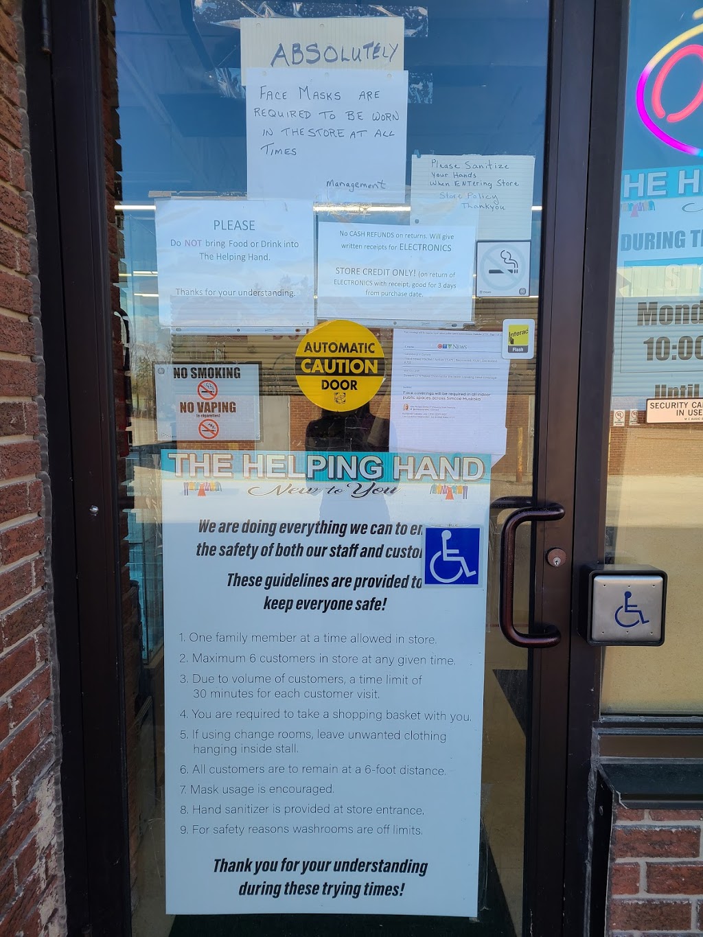 Helping Hand | 6 Massey St #4, Angus, ON L0M 1B0, Canada | Phone: (705) 424-2089