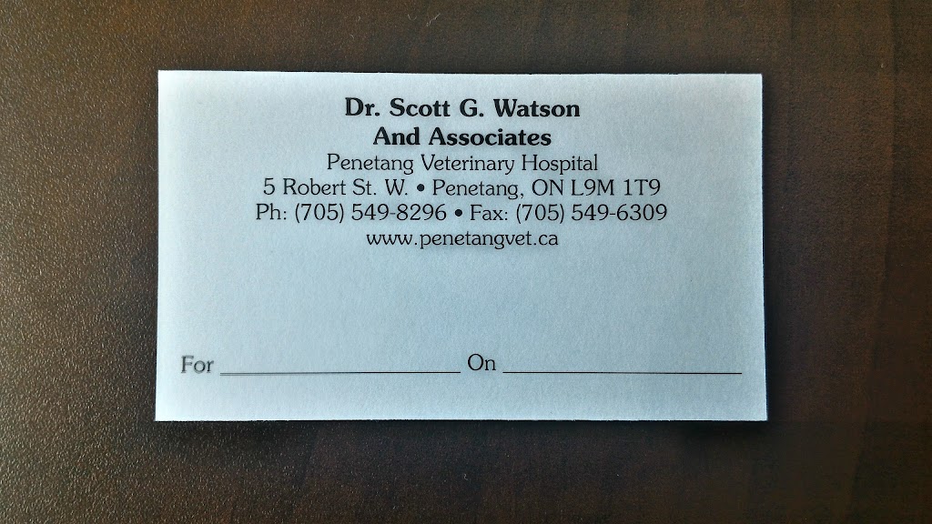 Penetang Vet Hospital | 5 Robert St W, Penetanguishene, ON L9M 1T9, Canada | Phone: (705) 549-8296