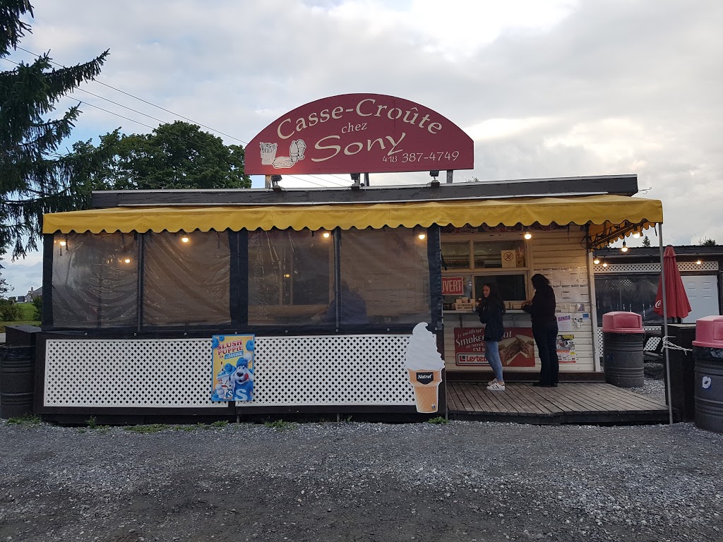 Casse-croute Chez Sony | 1418 Route du Président-Kennedy, Scott, QC G0S 3G0, Canada | Phone: (418) 387-4749
