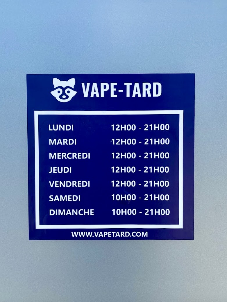 VAPE-TARD | ARTICLES POUR VAPOTEURS | VAPE SHOP | 2728 Bd du Curé-Labelle, Prévost, QC J5L 2S2, Canada | Phone: (438) 800-5803