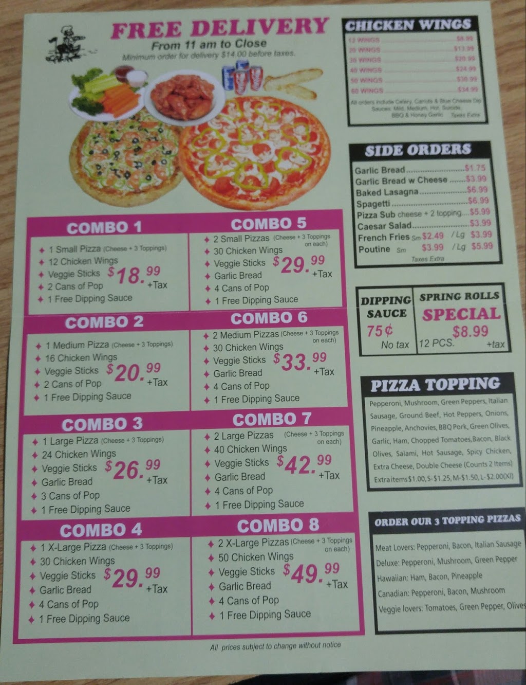 Weston Pizza And Wings | 574 James St N, Hamilton, ON L8L 1J7, Canada | Phone: (905) 521-9919