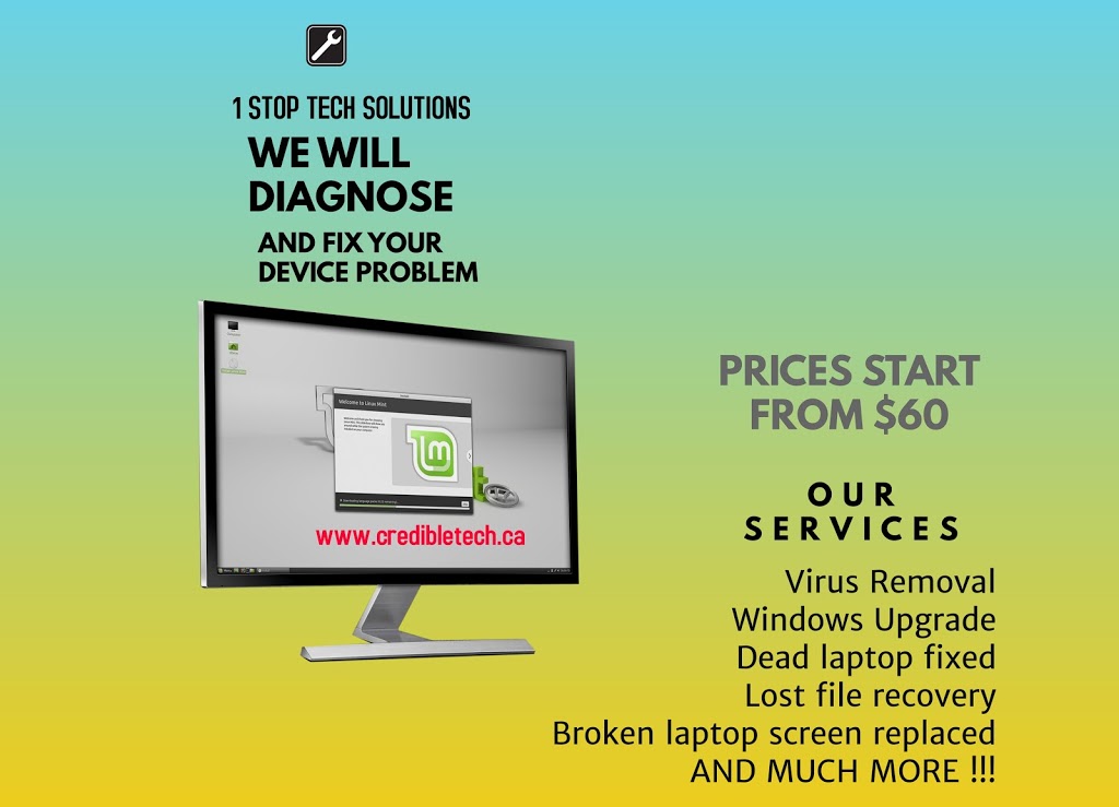 Credible Tech Solutions | 2531 Eglinton Ave W unit b, York, ON M6M 1T2, Canada | Phone: (647) 873-6055