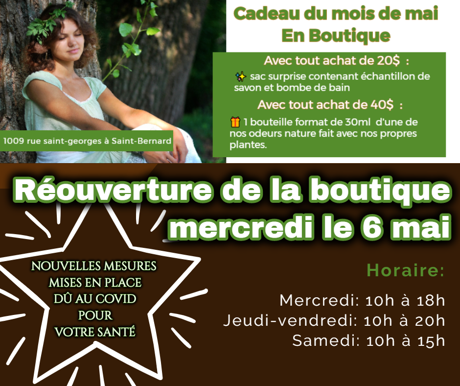Astuces Nature | 1009 Rue Saint Georges, Saint-Bernard, QC G0S 2G0, Canada | Phone: (418) 209-2705