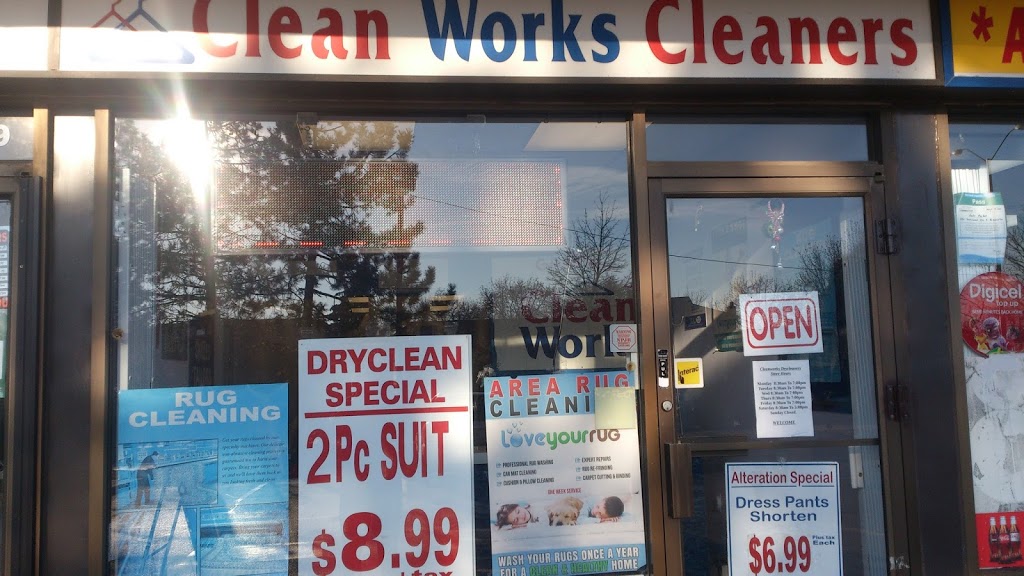 Clean Works Cleaners | 230 Sandalwood Pkwy E, Brampton, ON L6Z 1R3, Canada | Phone: (905) 846-3633
