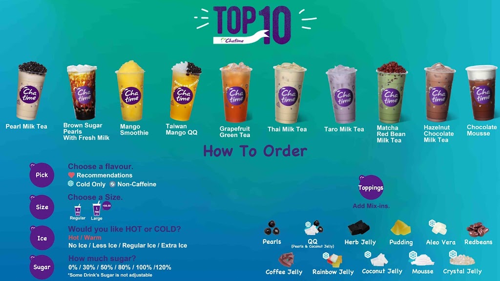 Chatime Bedford | 11 Bloom Ln Unit 105, Bedford, NS B4B 1S8, Canada | Phone: (902) 405-0697
