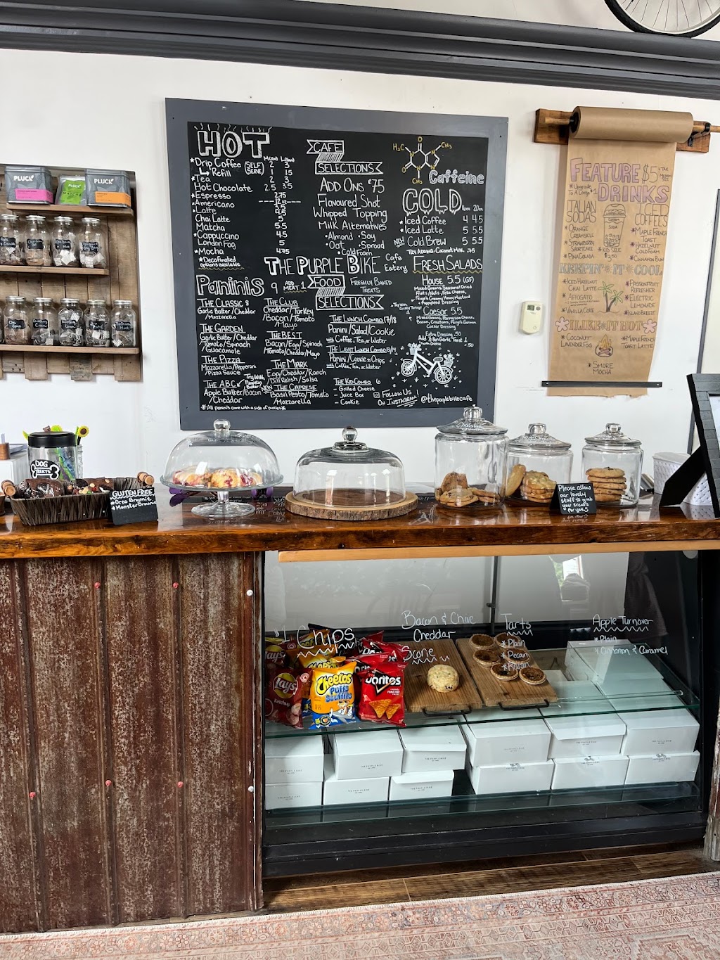 The Purple Bike Café and Eatery | 72 Sports Dr, Brussels, ON N0G 1H0, Canada | Phone: (226) 885-0453