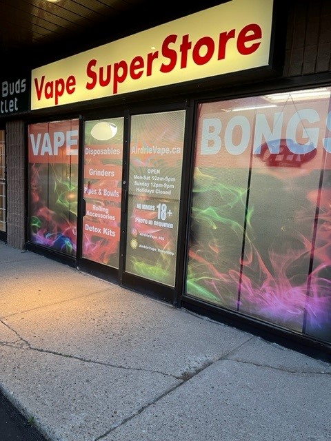 Airdrie Vape SuperStore & Bong Shop - 1861 Meadowbrook Dr SE Unit 5 ...