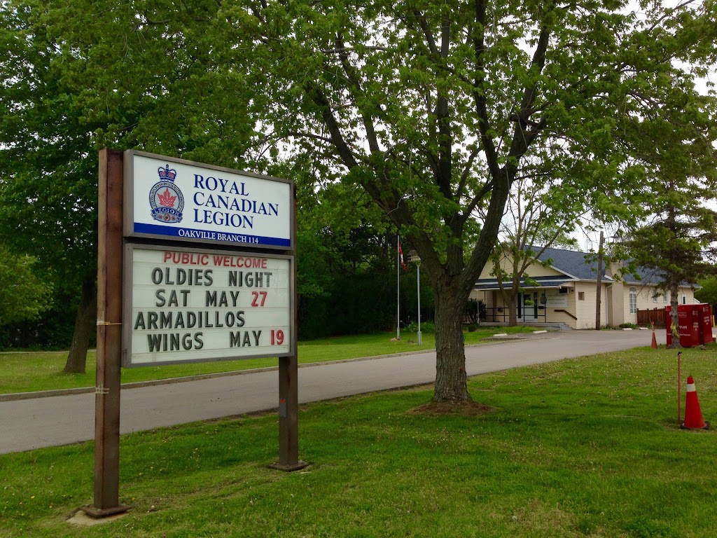 Royal Canadian Legion Branch 114 | 36 Upper Middle Rd E, Oakville, ON L6H 7M1, Canada | Phone: (905) 845-6271