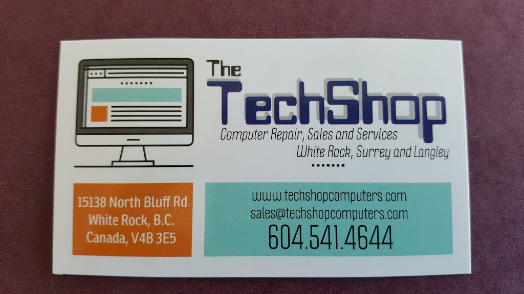 Techshop Computers Ltd. | 15138 North Bluff Rd, White Rock, BC V4B 3E5, Canada | Phone: (604) 541-4644